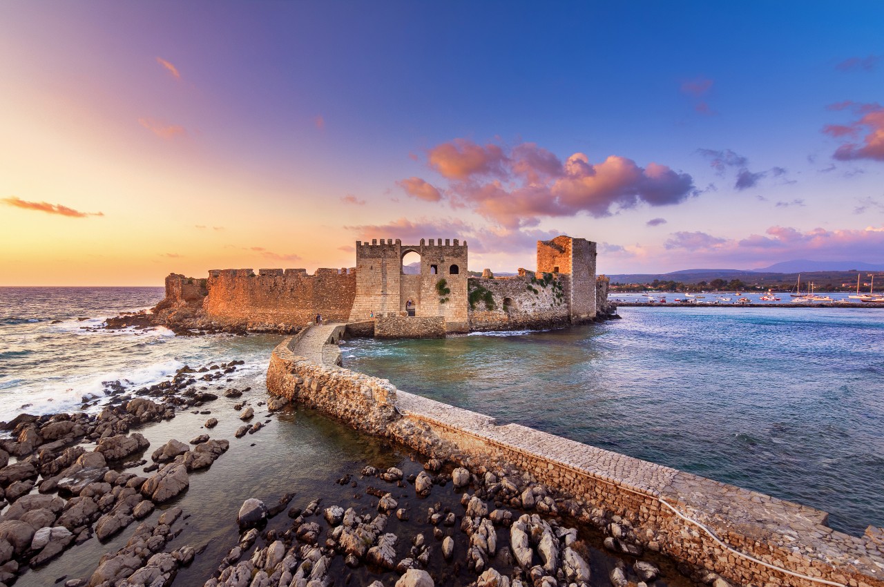 Festung von Methoni Peloponnes Griechenland
