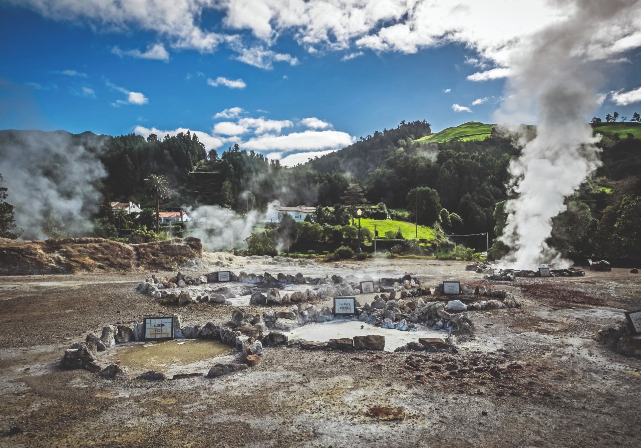 Furnas Fumarolen Azoren Portugal