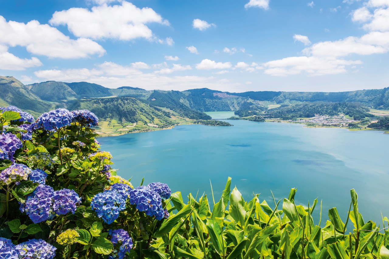 Sete Cidades See Azoren Portugal