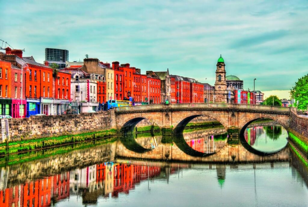 Mellows Bridge in Dublin, Irland