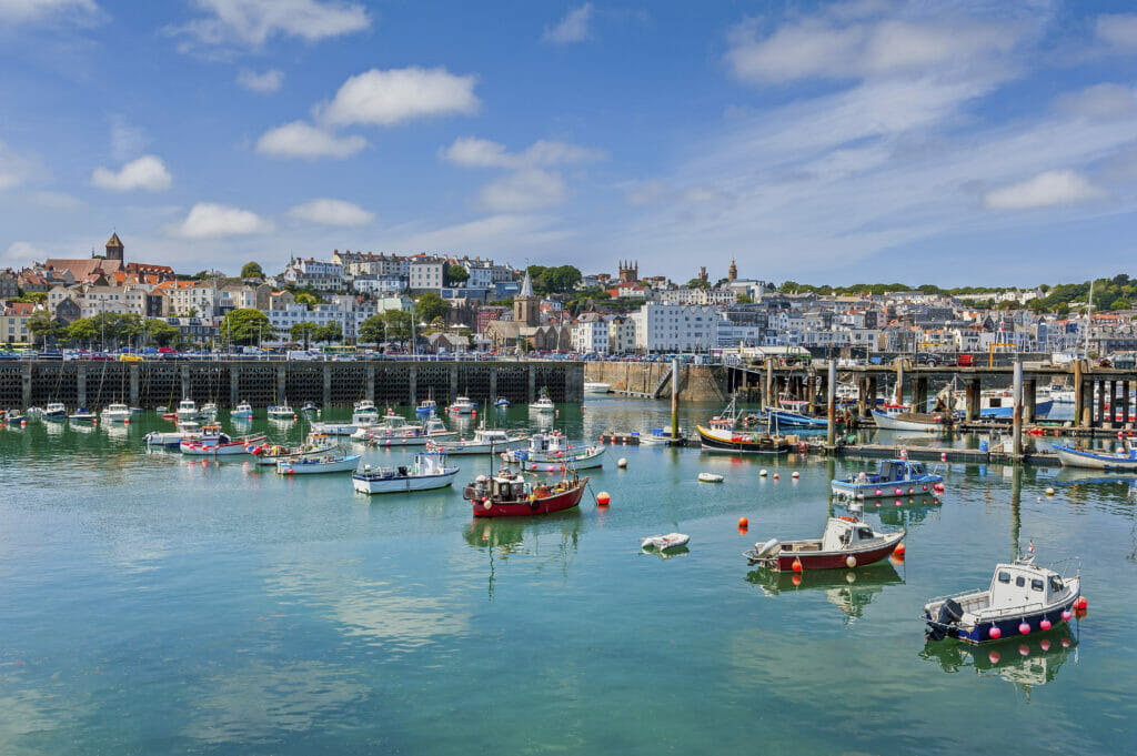 Hafen St. Peter Port in Guernsey